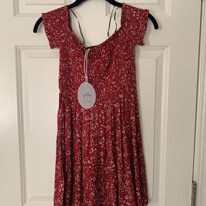NWT Princess Polly Red Sun Slumber Mini Dress
